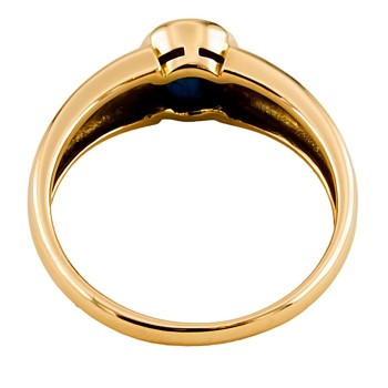 9ct gold Sapphire Ring size L